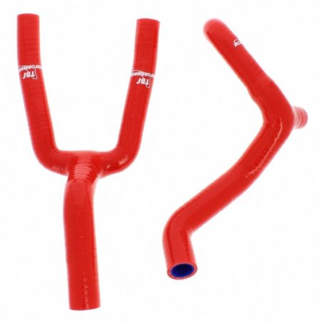 TB67102R Kit manicotti radiatore TBF PERFORMANCE HUSQVARNA 125 CR 2000-2008 Rosso  TBF PERFORMANCE