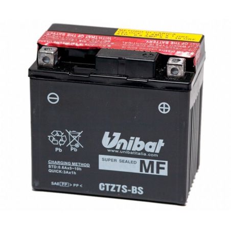 UB005MF Batterie UNIBAT MF e principali applicazioni YAMAHA WR 250 F 2008-2022 CTZ7S-BS/YTZ7-S - I