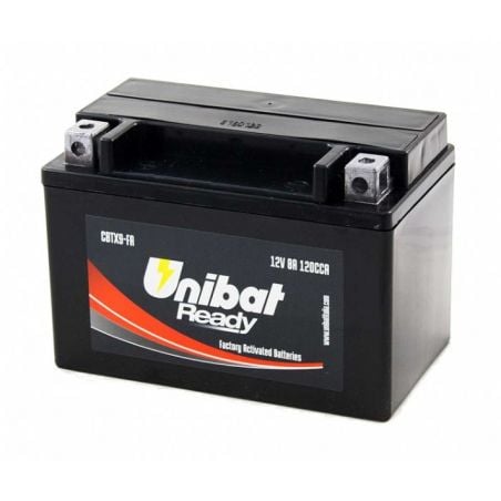 Batterie UNIBAT READY e principali applicazioni KAWASAKI KLE 300 2017-2021 CBTX9-FA/YTX9-BS - I prezzi sono comprensivi della ta