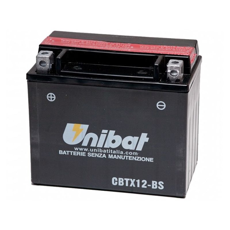 Batterie UNIBAT MF e principali applicazioni TRIUMPH 1050 Tiger 2007-2013 CBTX12-BS/YTX12-BS - I prezzi sono comprensivi della t