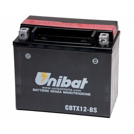 Batterie UNIBAT MF e principali applicazioni TRIUMPH 900 Bonneville 2016-2021 CBTX12-BS/YTX12-BS - I prezzi sono comprensivi del