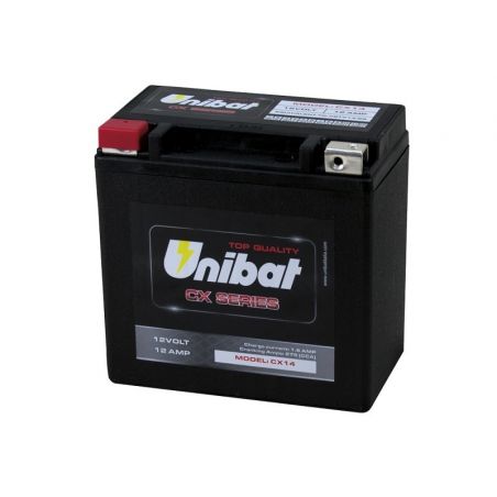 Batterie UNIBAT CX e principali applicazioni SUZUKI Burgman 650 AN 2003-2018 CX14/YTX14-BS - I prezzi sono comprensivi della tas