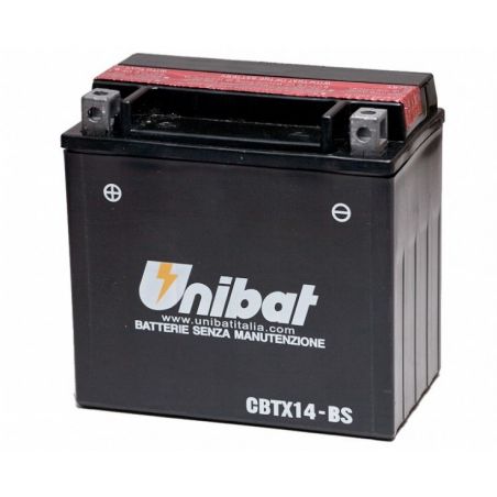 Batterie UNIBAT MF e principali applicazioni BMW F 800 2006-2018 CBTX14-BS/YTX14-BS - I prezzi sono comprensivi della tassa COBA