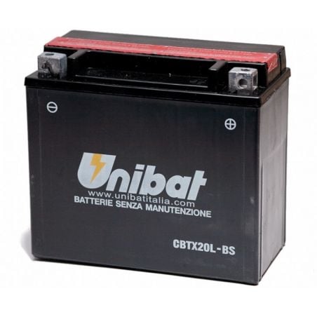 Batterie UNIBAT MF e principali applicazioni TRIUMPH 1700 Thunderbird 2010-2017 CBTX20L-BS/YTX20L-BS - I prezzi sono comprensivi