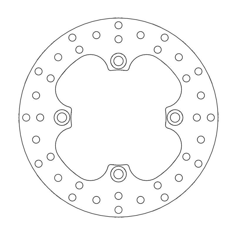MOTO MASTER Disco Freno ATV Posteriore in Acciaio Inossidabile - spessore 4 mm