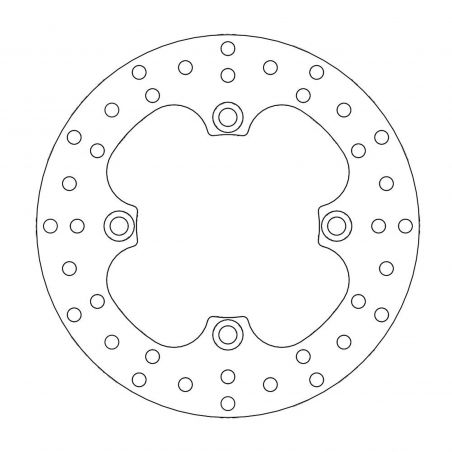 MOTO MASTER Disco Freno ATV Posteriore in Acciaio Inossidabile - spessore 4 mm