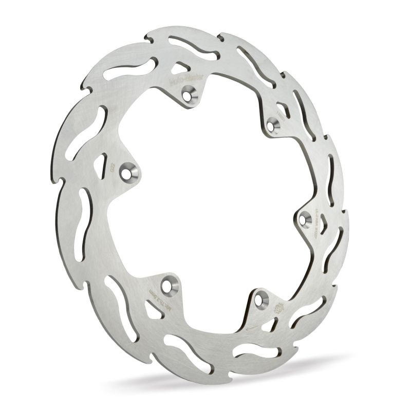 MOTO MASTER Disco Freno Moto Flame Fixed Posteriore per un raffreddamento ottimale e resistenza - spessore 3,1 mm