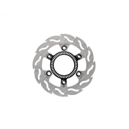 MOTO MASTER Disco Freno Moto Stradale Flame Fixed Posteriore per un raffreddamento ottimale e resistenza - spessore 5 mm