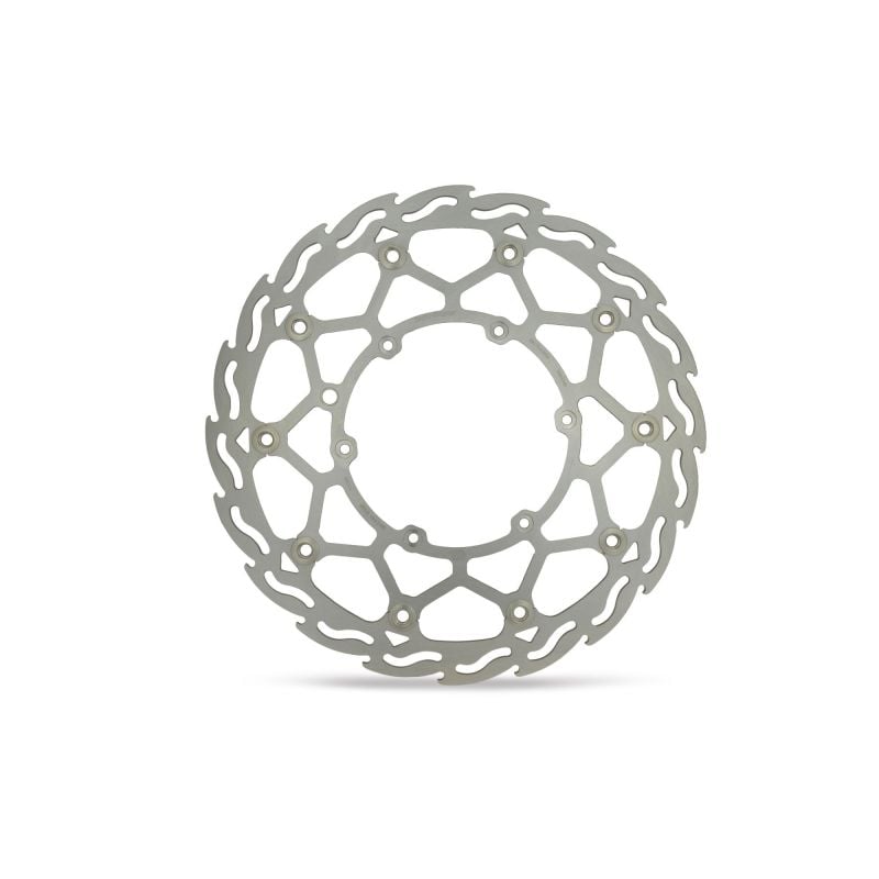 MOTO MASTER Disco Freno Supermoto Flame Anteriore in acciaio inossidabile - spessore 4 mm