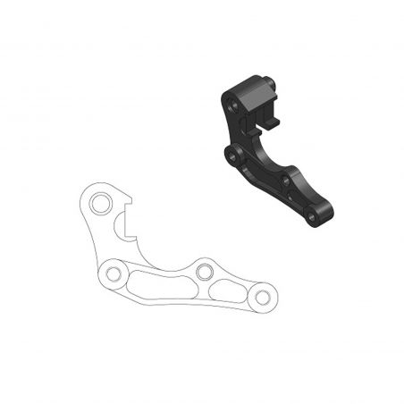 MOTO MASTER Adattatore oversize per riposizionamento pinza freno per disco anteriore da 260mm