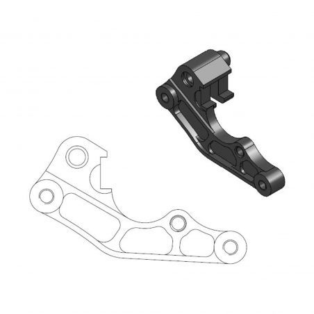 MOTO MASTER Adattatore oversize per riposizionamento pinza freno per disco anteriore da 260mm