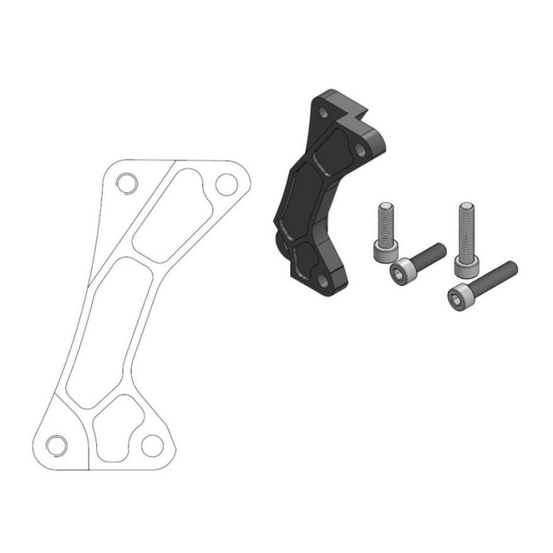MOTO MASTER Adattatore per pinza stradale Supermoto