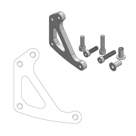MOTO MASTER Adattatore per pinza da corsa SMR Supermoto