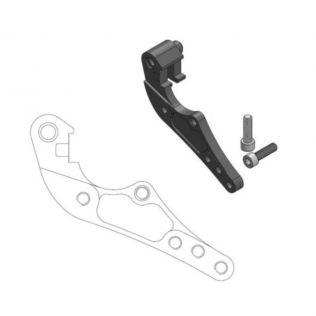 MOTO MASTER Adattatore oversize per riposizionamento pinza freno per disco 298mm Rally/Dakar serie