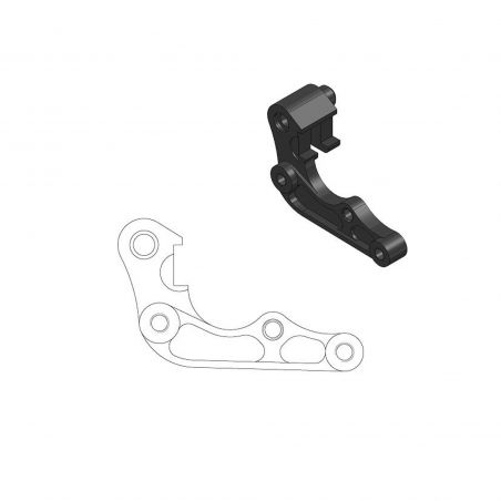 MOTO MASTER Adattatore oversize per riposizionamento pinza freno per disco anteriore da 270mm