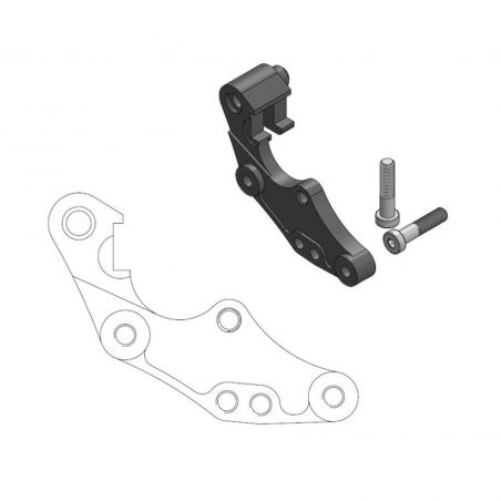 MOTO MASTER Adattatore oversize per riposizionamento pinza freno per disco 298mm Rally/Dakar serie