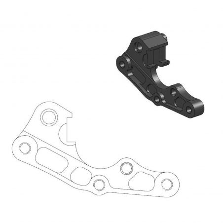 MOTO MASTER Adattatore oversize per riposizionamento pinza freno per disco anteriore da 270mm