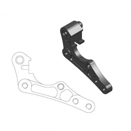 MOTO MASTER Adattatore oversize per riposizionamento pinza freno per disco anteriore da 270mm