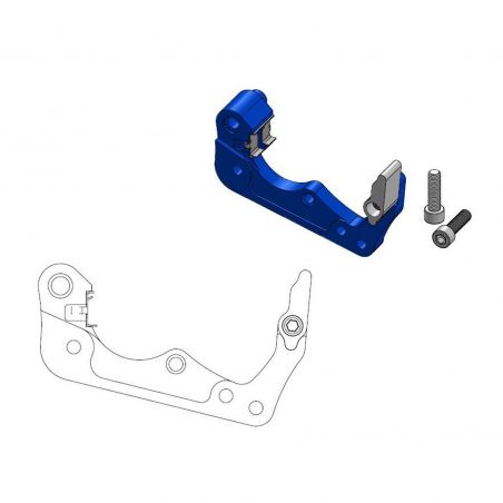 MOTO MASTER Adattatore per riposizionamento pinza freno con clip Magura per disco anteriore da 260mm o 240???