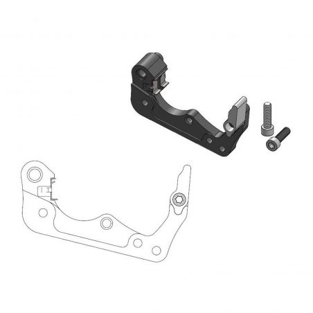 MOTO MASTER Adattatore per riposizionamento pinza freno con clip Magura per disco anteriore da 260mm o 240???