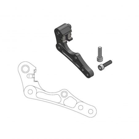 MOTO MASTER Adattatore per riposizionamento pinza freno per disco anteriore da 260mm con clip Magura