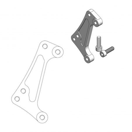 MOTO MASTER Adattatore staffa per pinza Supermoto racing 300mm