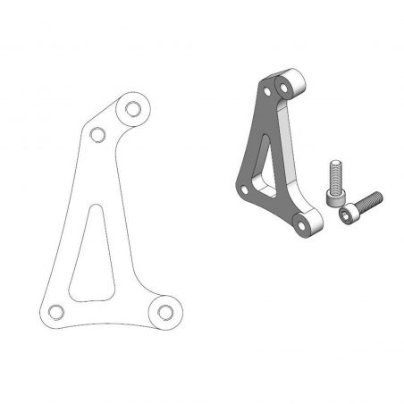 MOTO MASTER Adattatore staffa per pinza Supermoto racing 320mm