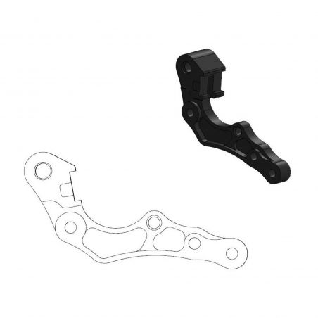 MOTO MASTER Adattatore oversize per riposizionamento pinza freno per disco anteriore da 270mm