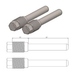 MOTO MASTER Pinza perno pastiglie freno