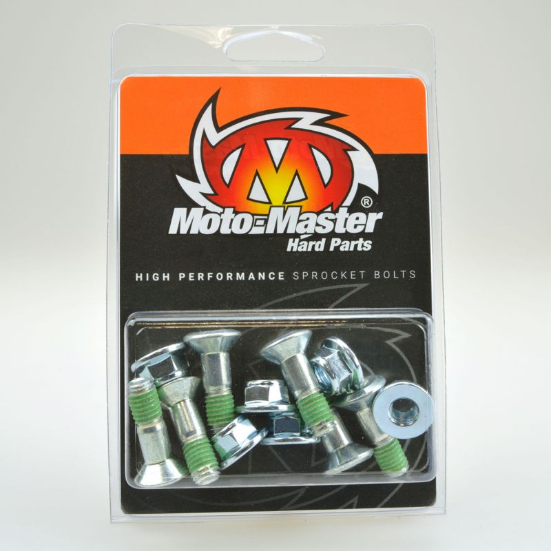 MOTO MASTER viti Pignone moto Europee 6x M8-1.25x26mm con inserto torx, incluso dado di bloccaggio flangiato Fuji