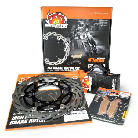MOTO MASTER KIT OVERSIZE REAR KTM/HUSKY D240 W/ADPTR,PADS,DISC