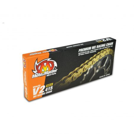 MOTO MASTER Catena Moto Offroad V2 Gold leggera e resistente - Passo 415