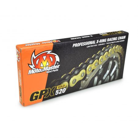 652005 Catena Moto Offroad GPX Gold con X-Ring per ridurre l'attrito - Passo 520 8790497071394 MOTO