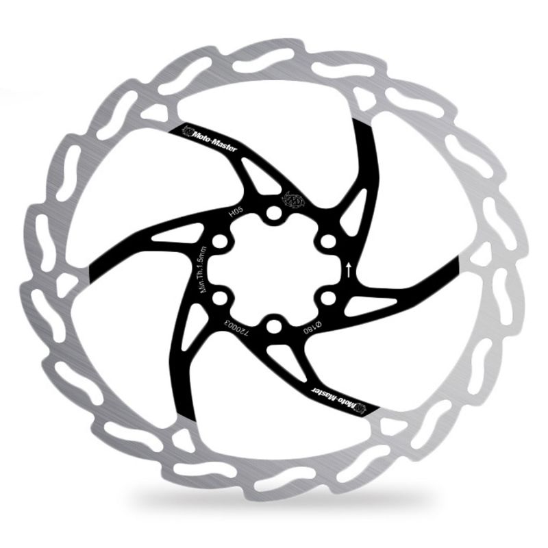 MOTO MASTER Disco Freno Bici Flame 203x2,0x16,5 mm per un raffreddamento ottimale e resistenza