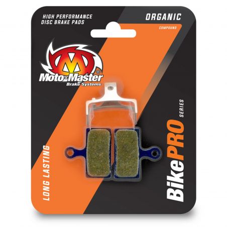 MOTO MASTER Pastiglie Freno Bici Organic con mescola in resina per bassa rumorosità - Avid Code R, Sram Guide RE