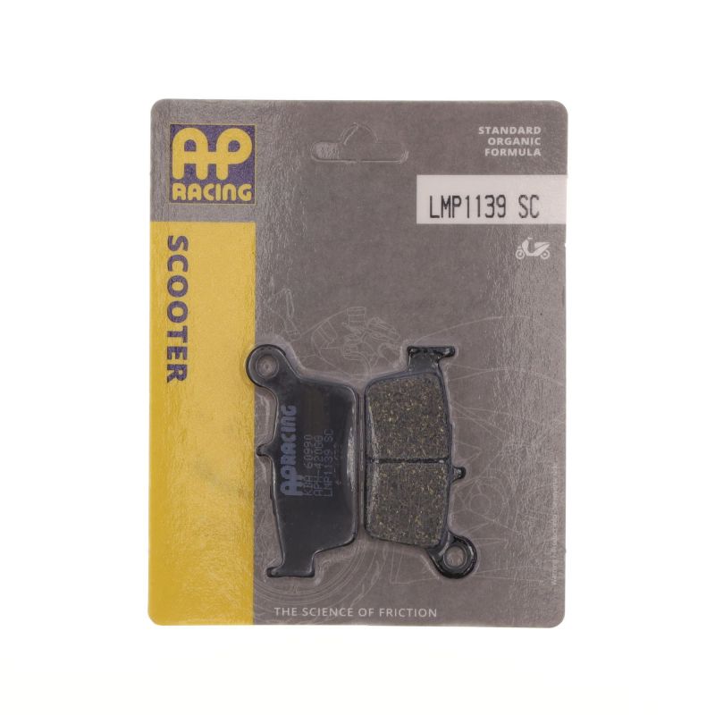 LMP1139 SC PEUGEOT SV GEO 50 91/92 Paar Bio -Roller Bremsbeläge 5700757001491 AP RACING