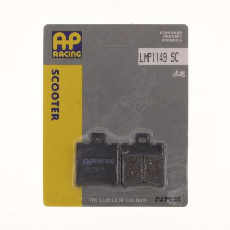 LMP1149 SC HYOSUNG GPS D 125 02/05 Coppia Pastiglie Freno Scooter Organiche 5700757015610 AP RACING