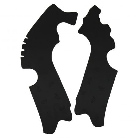 HONDA CRF R 450 13/16 Paratelaio in gomma per Off-Road Nero