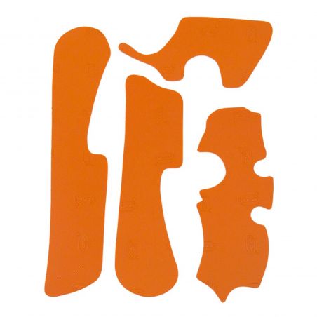 KTM EXC-F 250 12/15 Paratelaio in gomma per Off-Road Arancione