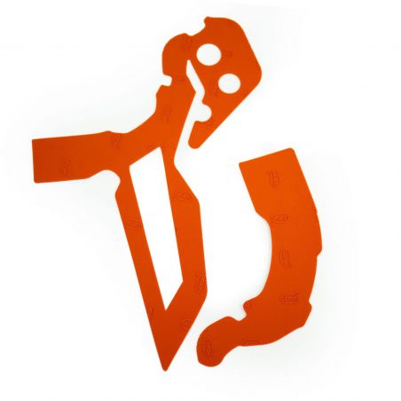 KTM SX-F 350 19/22 Paratelaio in gomma per Off-Road Arancione