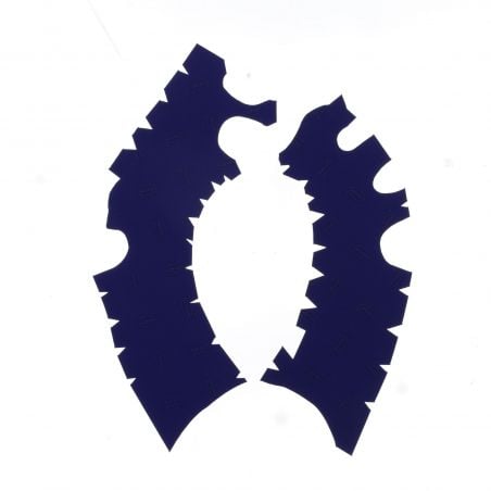 TM EN FI 450 22 Paratelaio in gomma per Off-Road Blu