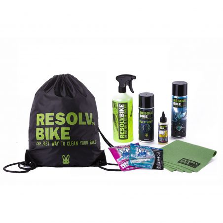 RESOLVBIKE  Kit pulizia moto e bici Starter Kit