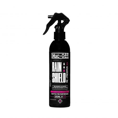 MUC-OFF  Spray protettivo Rain Shield Re-Proofer per abbigliamento tecnico