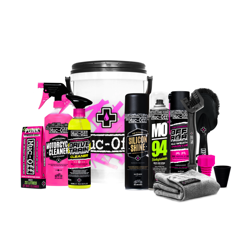 MUC-OFF Kit pulizia profonda moto MX con secchio