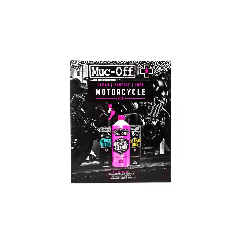 MUC-OFF  Kit pulizia moto Clean, Protect and Lube