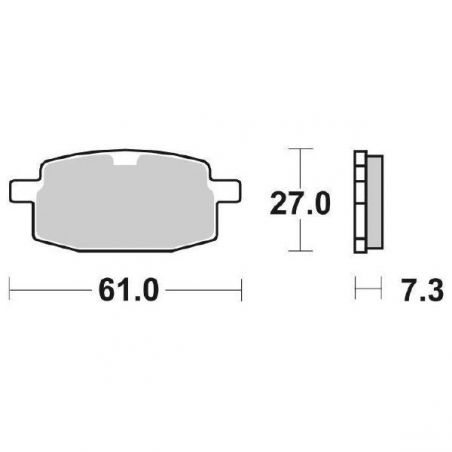 PASTIGLIA FRENO ANT. ADLY Cat 2T 100 01/08