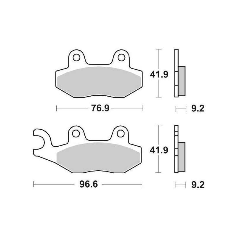 PASTIGLIA FRENO ANT. AEON Urban 125 11/13