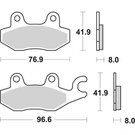 PASTIGLIA FRENO POST. AEON Roadster 180