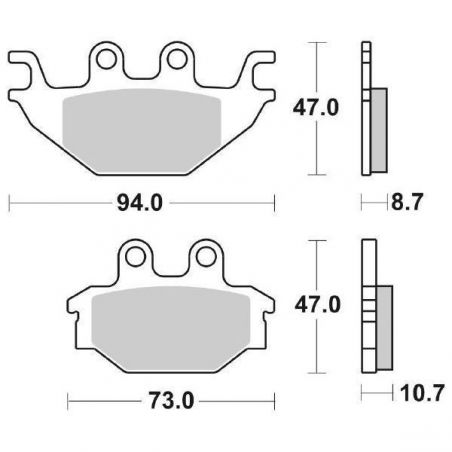 PASTIGLIA FRENO ANT. DX-SX AEON Cobra 220 06/06