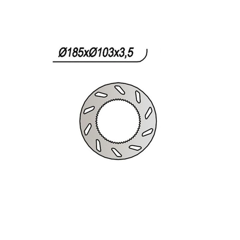 DISCO FRENO POST. AJP Enduro R 50 98/99